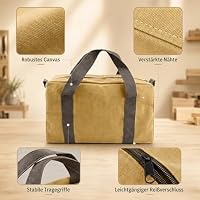 Werkzeugtasche Groß 46cm (18 Zoll) Khaki XXL Weitöffnungstasche – Ansicht 4