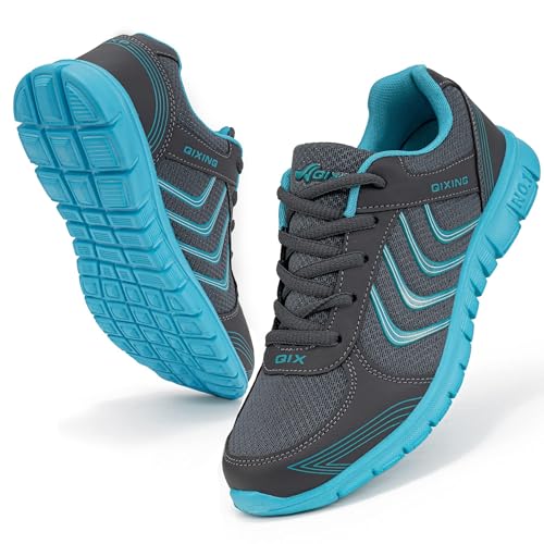 Judxsious Athletic Running Shoes for Women Breathable Mesh Sneakers Lightweight Walking Shoes Comfortable Gym Shoe Fashion Tennis Women Shoes