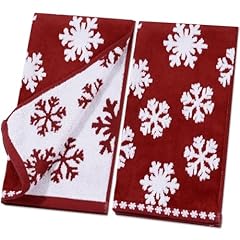 Red and White Snowflakes