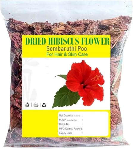 Flores de hibisco deshidratadas VK de 100g, el secreto natural para tu té exótico