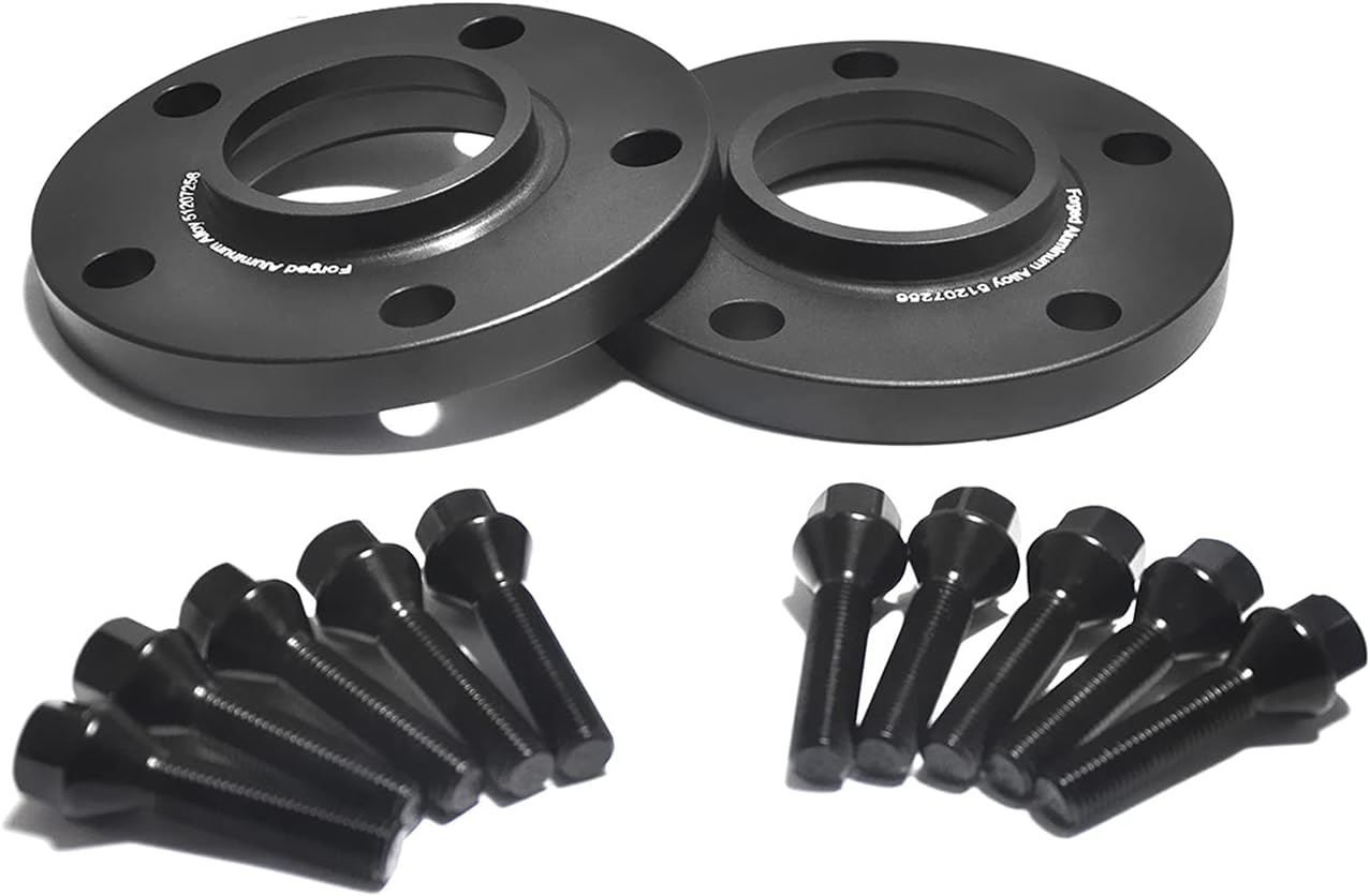 JTP 2pcs 20mm Safe Hot Forging Wheel Spacers 5x108 CB63.4 fit for Volvo V60,V70,V90,XC40,XC60,XC70,XC90,S80 2009-2016,S60 2012-2025,S90 2016-2025,Polestar 1,2,3,4 (+Long Bolts)