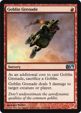 Magic: the Gathering - Goblin Grenade - Magic 2012