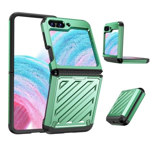 Coque rigide Samsung Z Flip 5 4 3 protection antichoc verte ENILSA