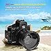 Seafrogs for Canon EOS 760D 18-135MM 130ft/40m Underwater Camera Housing Waterproof Case