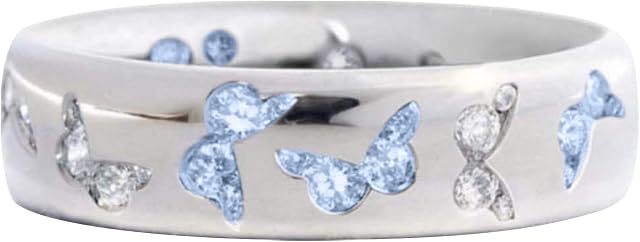 Rings for Women Men, Crystal Buterfly Ring, Colorful Crystal Buterfly Ornat, Vintage Ring, Diamond Ring, Gift Ring, Peacock Shape, Peacock Ring,Diamond Ring, Big Diamond Ring