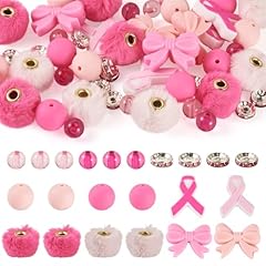 Pink-Bow/Fur Beads