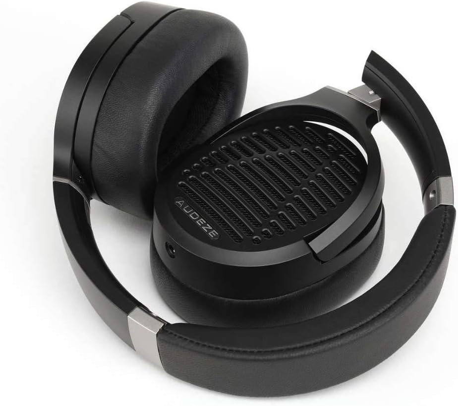 Audeze LCD-1 headphones, folded for storage