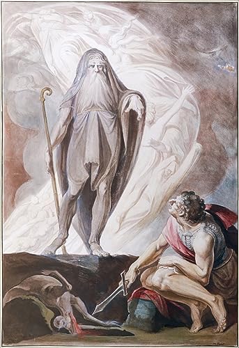 Impression d'art Tirésias et Ulysse Füssli grand format 60x90cm toile premium