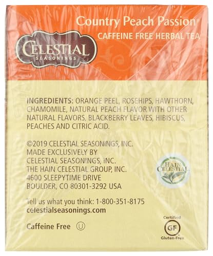 Celestial Seasonings Herbal Tea,Country Peach Passion, (2 Pack) - Image 5