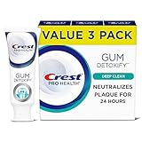 Crest Pro-Health Gum Detoxify Toothpaste, Deep Clean, 3.7 oz, Pack of 3