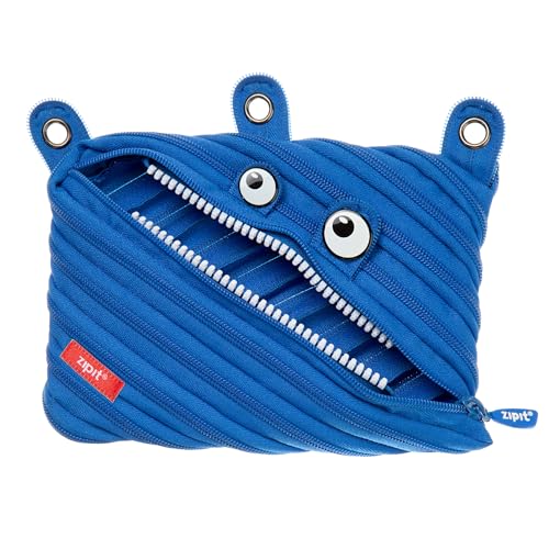 Image of ZIPIT Monster 3-Ring Pencil Case, Royal Blue