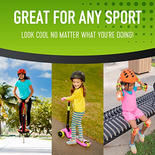 Flybar Kids Bike Helmet - Dual Certified Adjustable Dial, Skateboard Helmet, Roller Skating, Pogo, Electric Scooter, Snowboard, Youth And Toddler Helmet, Boys & Girls 3-14 (Green,M) #TOP2