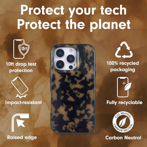 Sonix Case for iPhone 16 Pro Max | Compatible with MagSafe | 10ft Drop Tested | Tortoiseshell | Brown Tort - Image 4