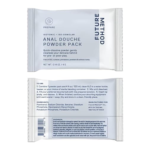 Anal Douche Powder Packs #TOP2