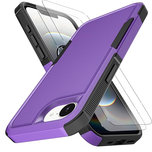 Coque iPhone 16E antichoc violette idéale pour les activités