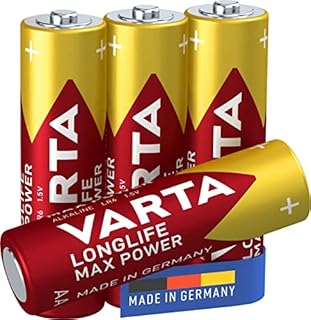 VARTA 4706 Longlife Max Power AA Mignon LR06 Alkaline Battery (4-pack)