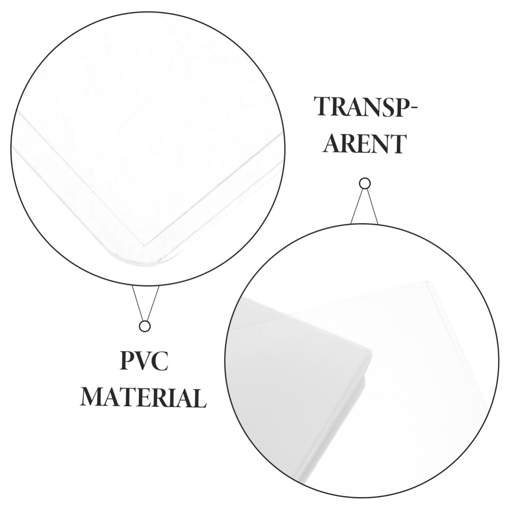 30pezzi Custodie Rigide Trasparenti Per Documenti Di Maniche Plastica Per Poster Menu e Album Fotografici Protezione Robusta e Chiara Per Foto e Carta