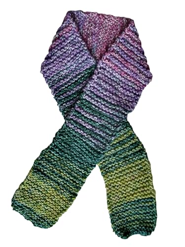 Ready to Ship - Handmade knitted soft warm beautiful bulky yarn scarves, winter, spring, fall (Mermaid-Long)