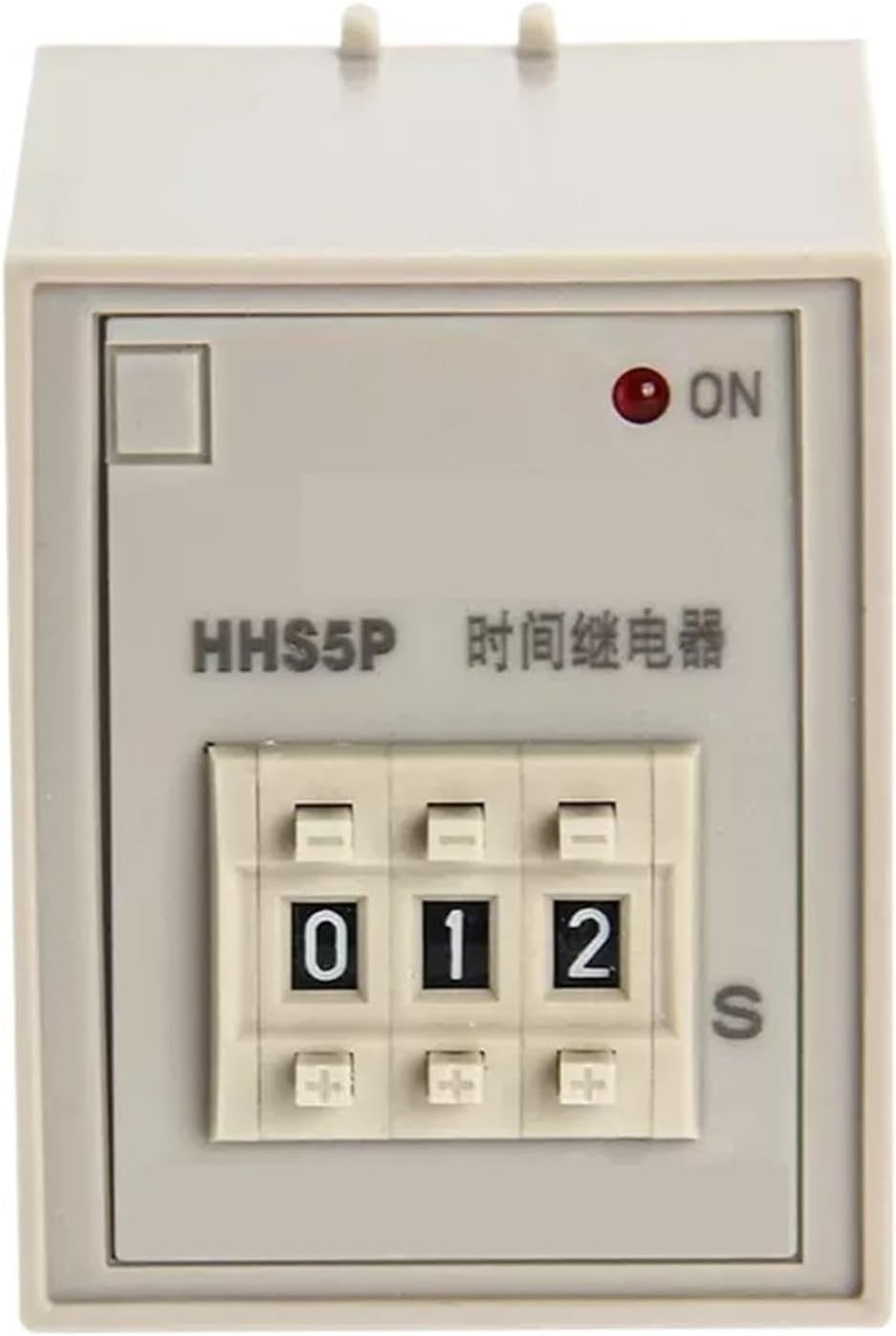 Delay Time Relay HHS5P AC380V AC220V DC24V 9.9S 99S 99M 9.99S 99.9S 999S(HHS5P 99.9S AC220V)
