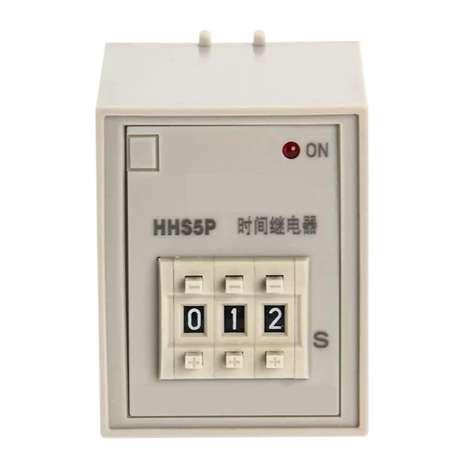 DSZUJTYROP Delay Time Relay HHS5P AC380V AC220V DC24V 9.9S 99S 99M 99. 999S(HHS5P AC220V)