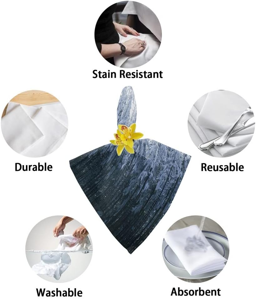 Abstract Colors Cloth Napkins Set Festive Banquet Wedding Decor Tea Towel Kitchen Dinner Table(8pcs)