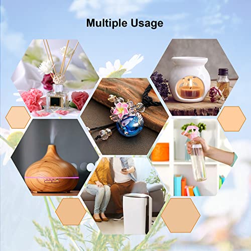 Floral Essential Oils Set Mumianhua Flower Essential Oil For Skin, Candle Making(Rose, Lavender, Jasmine, Gardenia, Honeysuckle, Neroli, Osmanthus,Ylang Ylang, Chamomile,White Musk,Vanilla) 14X10Ml #TOP4