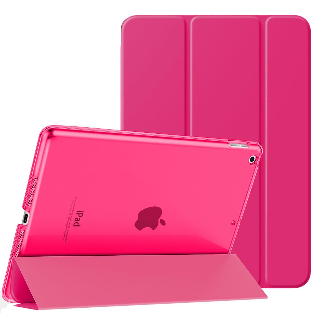 MoKo Case for iPad 10.2 iPad 9th Generation 2021/ iPad 8th Generation 2020/ iPad 7th Generation 2019, Slim Stand Hard Back Shell Smart Cover Case for