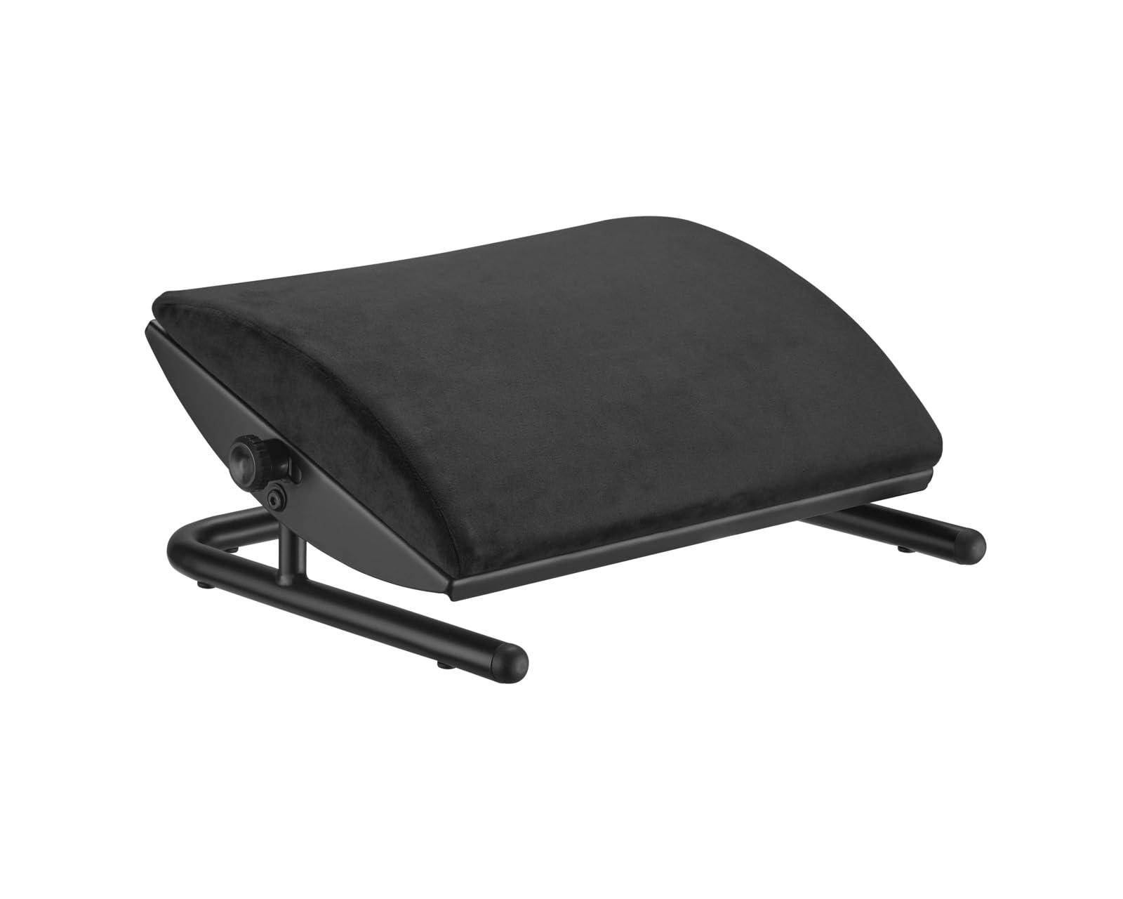 Repose-pieds réglable - Repose-pieds ergonomique pour bureau, inclinaison +20° à -20°, mousse et acier, noir
