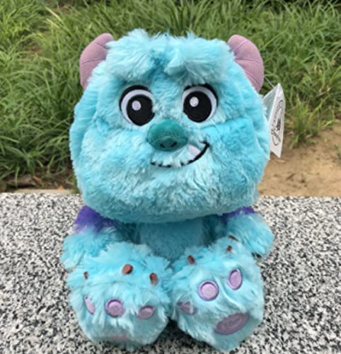 JunziWing Jouets en Peluche De Monstres, Animaux en Peluche De Bébé Sulley Sullivan, Poupée De Peluches Douces pour Enfants, Cadeau De Noël pour Bébé Garçon 26 Cm Cover