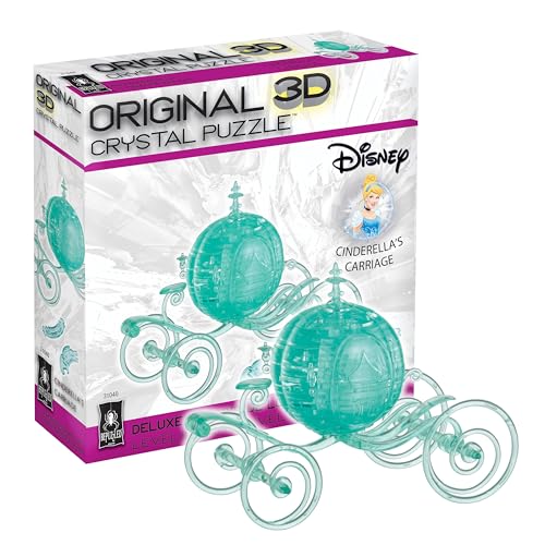 BePuzzled | Disney Cinderella's Carriage Deluxe Original 3D Crystal Puzzle, Ages 12 and Up BePuzzled | Disney Cinderella's Carriage Deluxe Original 3D Crystal Puzzle, Ages 12 and Up