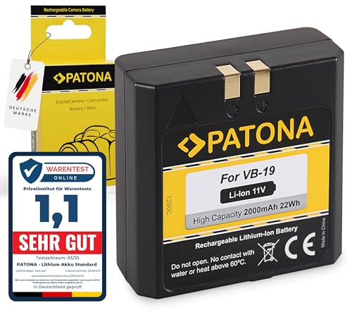 Vhbw Batteria Per Flash Godox V850 E V860 – 2000mAh, 11.1V – Sostituisce VB18, VB19 - 5