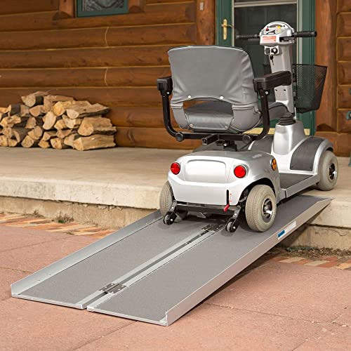 Silver Spring SCGPLUS-5 Aluminum Folding Wheelchair Ramp Plus 5' x 29"