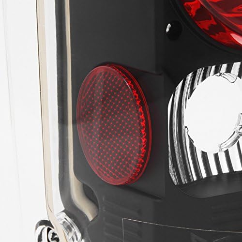 AKKON - For 1978-1991 GMC Jimmy Chevy 1500 Blazer Left + Right Full Size Left + Right Black Tail Lights Assembly