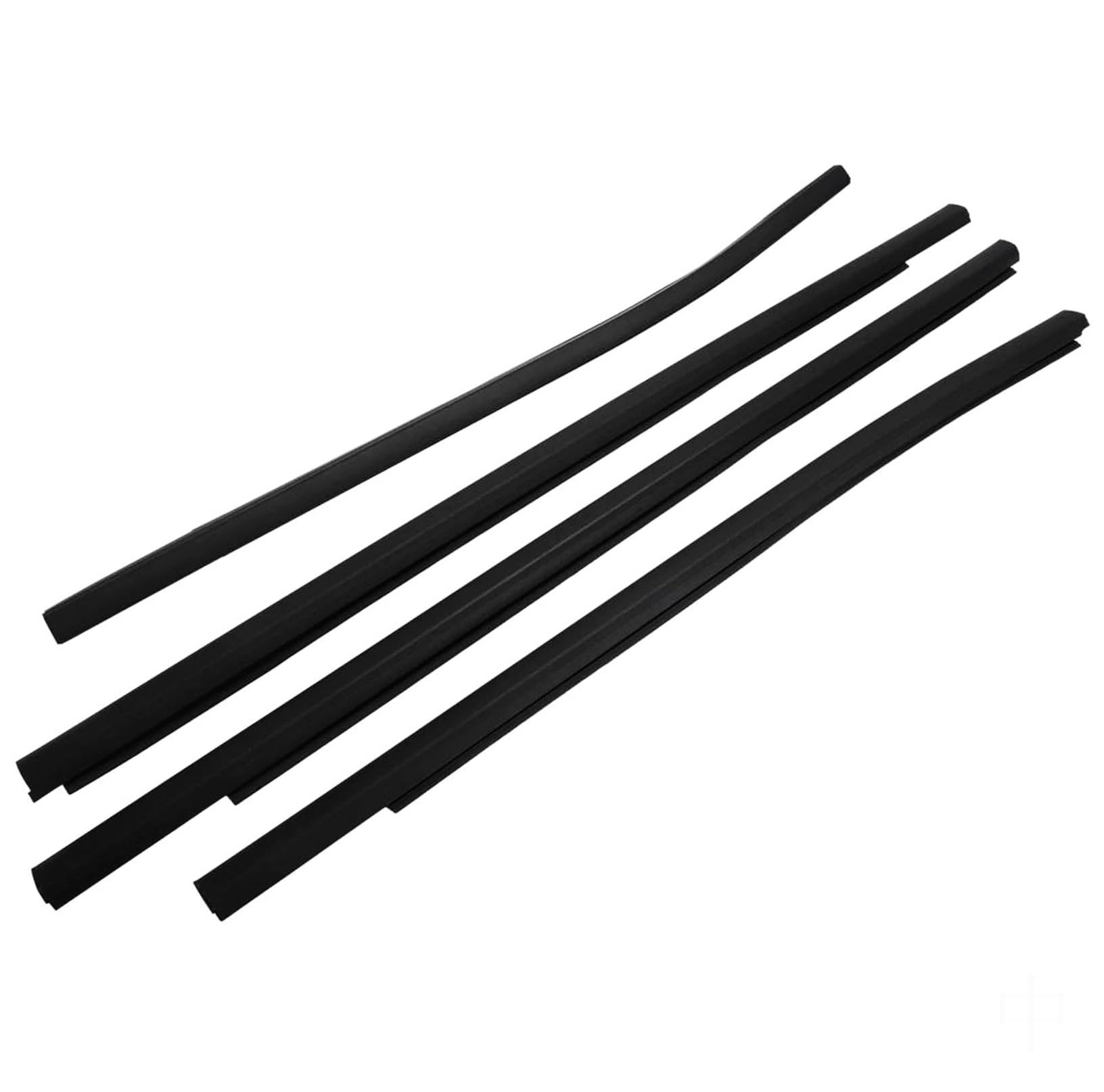 Door Window Weatherstrip for for Ranger PX XLT 2012-2021 4Pcs Window Weatherstrip Moulding Trim