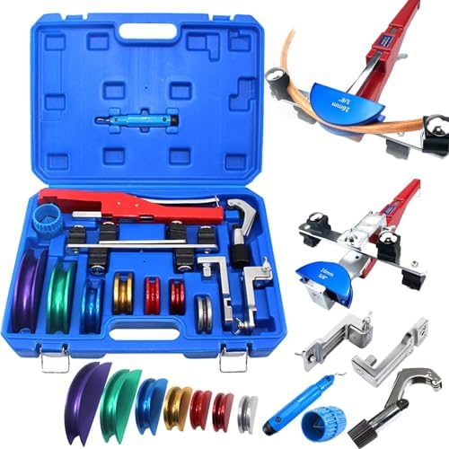 DUNNEX Rohrbiegegerät Manuell – 6-22 Mm, 7 Matrizen, Für Kupfer & Alu