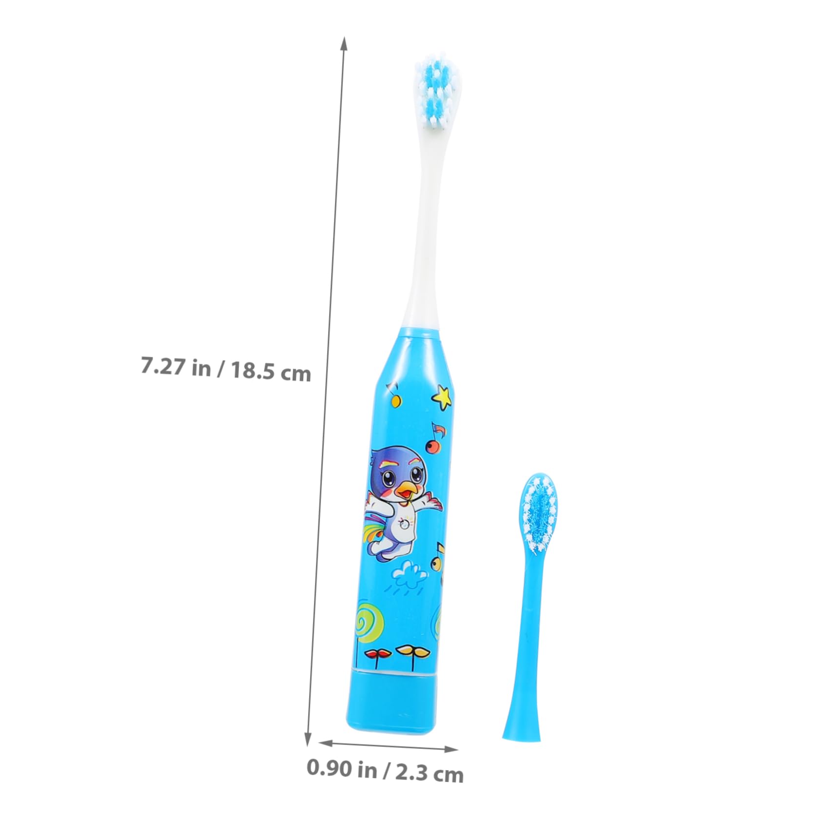 minkissy 8 Pz Spazzolino Automatico Detergente Per La Casa Spazzolino Usb Per Neonati Da Denti Ad Sonore Orale Pulitore Elettrico Batteria a Secco Impermeabile Bambino Abs