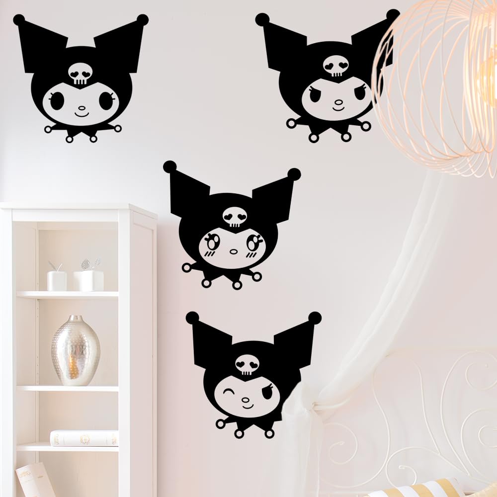 Amazon.com: Kuromi Room Decor Wall Art Decal Stickers for Girls