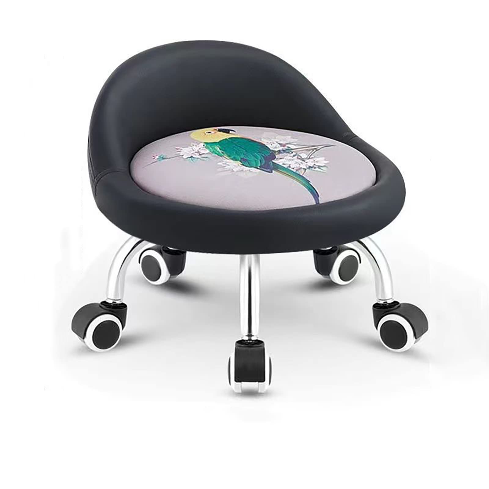 Tabouret à siège roulant bas pour éviter le mal de dos à faible hauteur