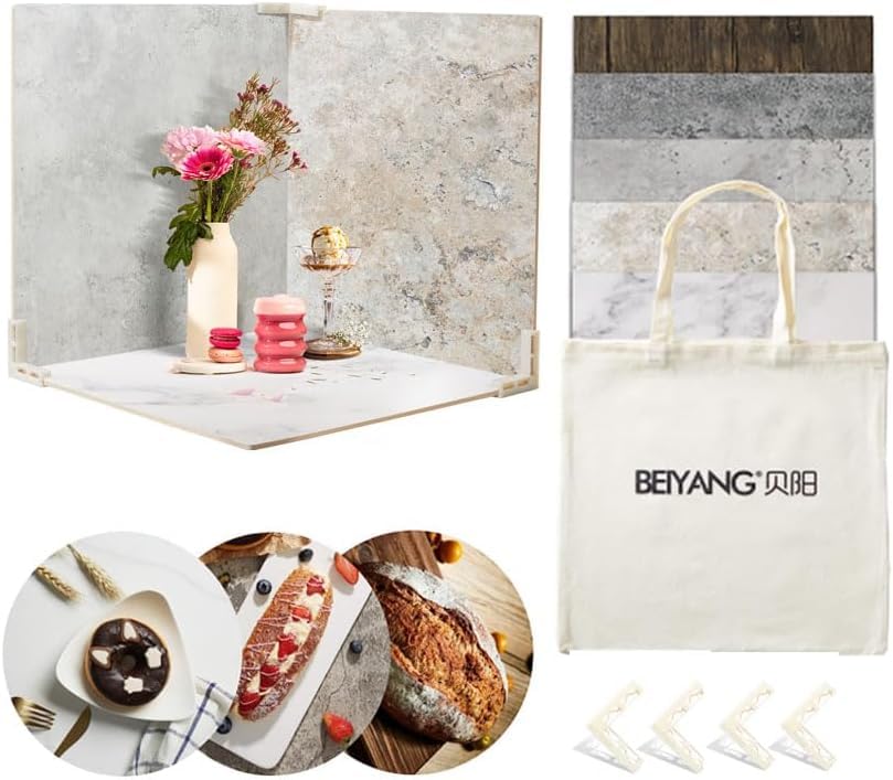 EOAJAFOU Photo Backdrop Boards 5pcs