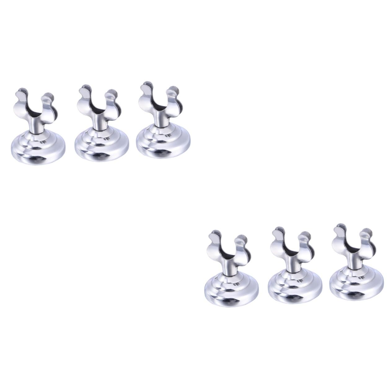 6 Pcs Menu Holder Table Picture Holder Tabletop Holder Banquet Holder Table Picture Stand Tabletop Menu Clips Place Holder Table Stand Table Number Holder Menu Stand Silver OSOLADY