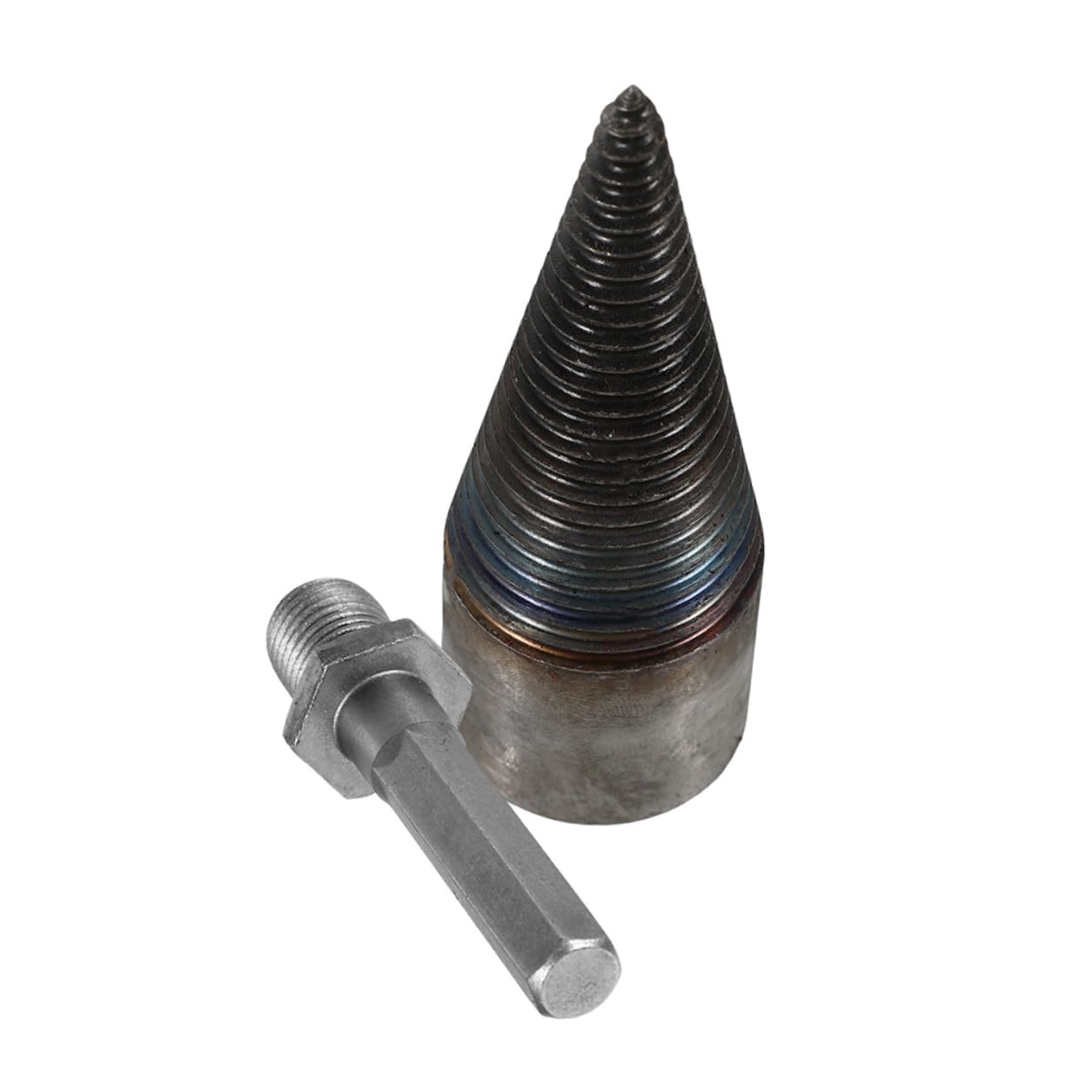 Mikikit Punta Spaccalegna Strumento per Spaccare Legna 42mm per Trapano in Acciaio ad Alto Carbonio Funzionamento Semplice , Risparmia per Vari Usi