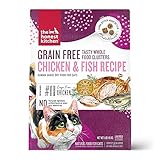 The Honest Kitchen Human Grade Whole Food Clusters Grain Free Chicken & Fish Dry Cat Food, 1 lb Trial Pouch