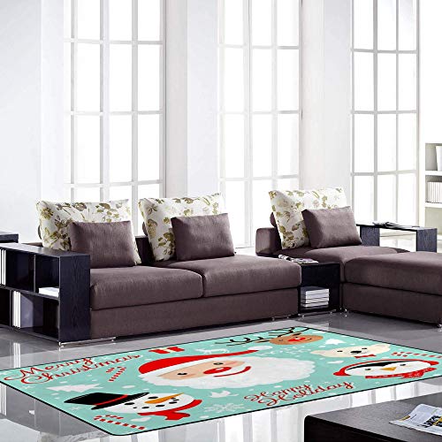 Tapis moderne CHEHONG tissu polyester résistant salon 63X48Inch - 4