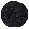 Craft County Size 4 (Medium) 100% Acrylic Fiber Yarn – Variety of Color and Pattern Options – for Crochet, Knitting, and Weaving (Black) #1