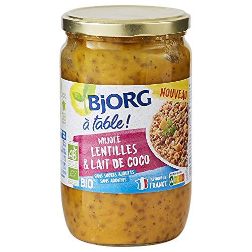  BJORG Mijoté Lentilles et Lait de Coco – Plat ...