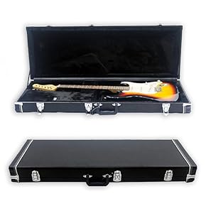 エレキギター&ギターのカバー Amazon.co.jp: Crossrock ファイバーグラスギターケース 12