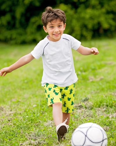 Image of SURF CUZ Surfcuz Little Boys Swim Trunks UPF 50+ Toddler Beach Shorts Swimsuit Kids Quick Dry Swimwear
