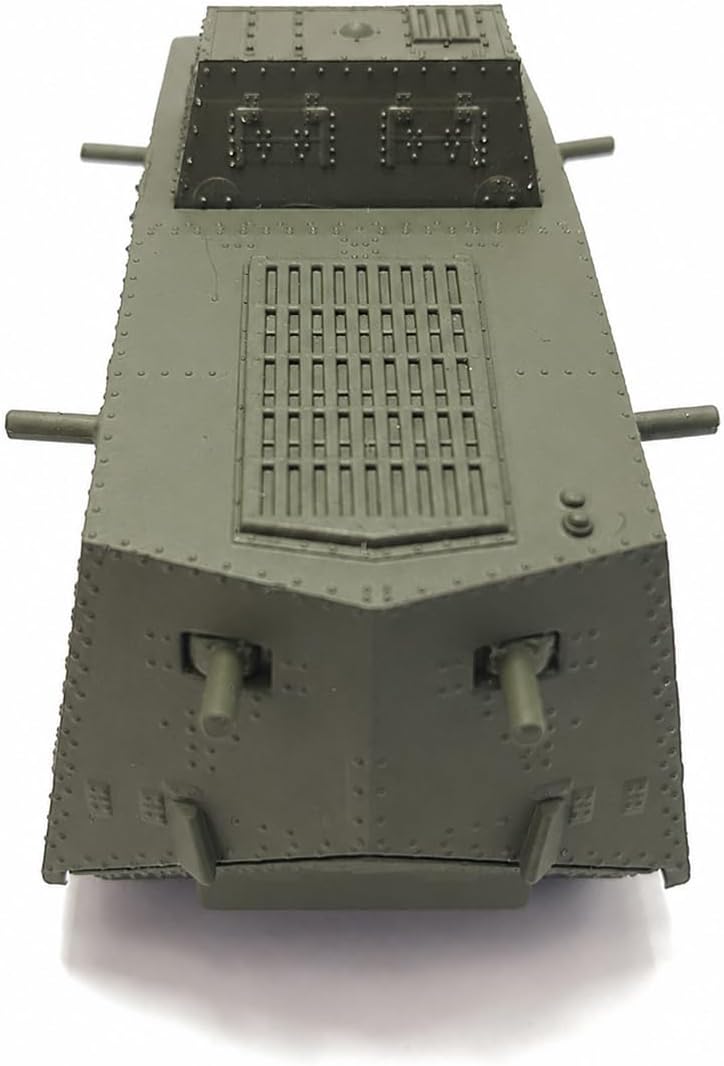 1:100 Scale 1917 German A7V Tank Diecast Military Models Metal Tank Model for Collection