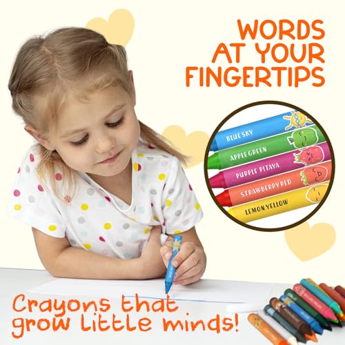 image for ZENO 18-Color Jumbo Crayons – Non-Toxic and Washable for Toddlers (1