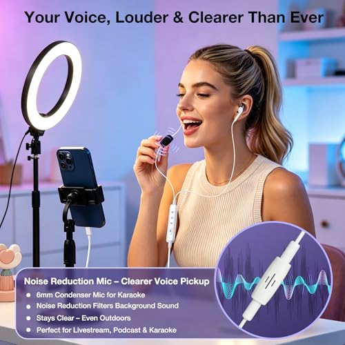 Image of KM08 Live Streaming & Karaoke Headset with Mic, Voice Changer Sound Effects